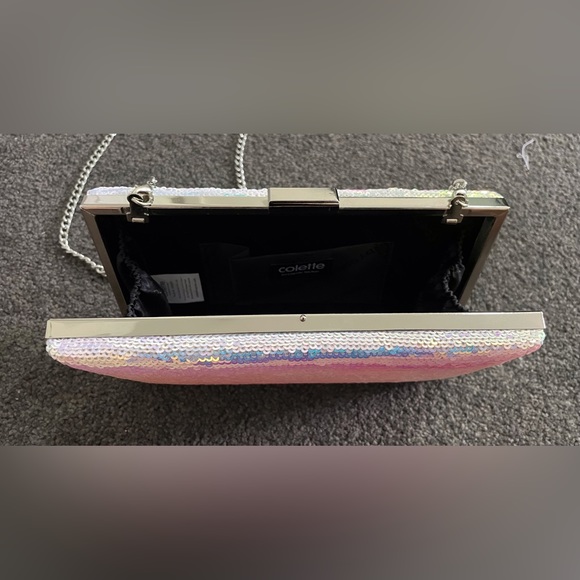 Colette Iridescent Sequin Shoulder Bag - Picture 4 of 4